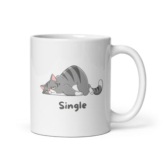 Elegant Cat Ceramic Mug iAngelArt Mugs