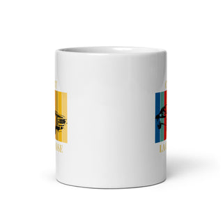 Elegant White Glossy Ceramic Mug iAngelArt Mugs