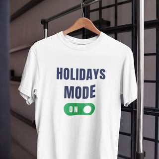 Holiday Mode is On Organic T-Shirt iAngelArt Shirts & Tops