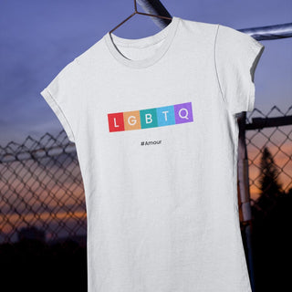 LGBTQ Amour Women's short sleeve t-shirt iAngelArt Shirts & Tops