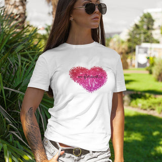Love Forever Women's short sleeve t-shirt iAngelArt Shirts & Tops