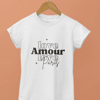 Love Love Love Paris Women's short sleeve t-shirt iAngelArt Shirts & Tops
