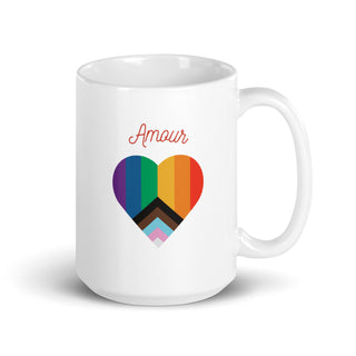 Love Pride Ceramic Mug iAngelArt Mugs