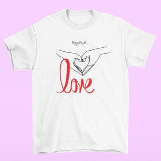 Love Women's short sleeve t-shirt iAngelArt Shirts & Tops