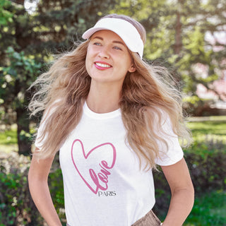 Love in PARIS Women's short sleeve t-shirt iAngelArt Shirts & Tops