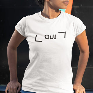 Oui Women's short sleeve t-shirt iAngelArt Shirts & Tops
