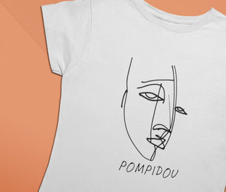 Pompidou Paris Women's short sleeve t-shirt iAngelArt Shirts & Tops