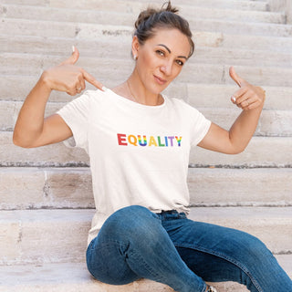Pride Equality Women's short sleeve t-shirt iAngelArt Shirts & Tops