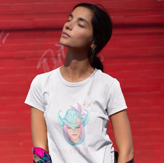 Sagittaire Girl: Embrace Your Sagittarius Spirit in Style with Women's Relaxed T-Shirt iAngelArt Global Shirts & Tops