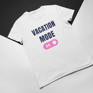 Vacation Mode is On Women's short sleeve t-shirt iAngelArt Shirts & Tops
