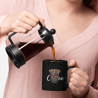 French Noir Ceramic Coffee Mug iAngelArt Mugs