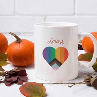 Love Pride Ceramic Mug iAngelArt Mugs