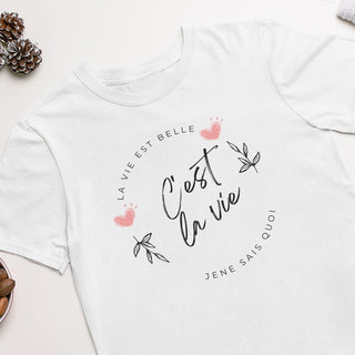 Belle Parisian, Paris Love Shirt Women's short sleeve t-shirt iAngelArt Global 