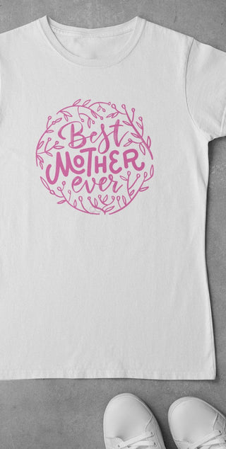 Best Mother Ever: Celebrate Mom's Love with this Women's short sleeve t-shirt iAngelArt Global Shirts & Tops