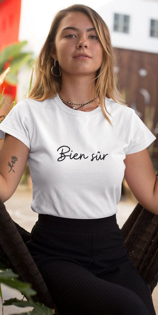 Bien sûr Women's short sleeve t-shirt iAngelArt Global Shirts & Tops