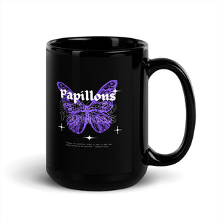Black Butterfly Elegance Mug iAngelArt Global Mugs