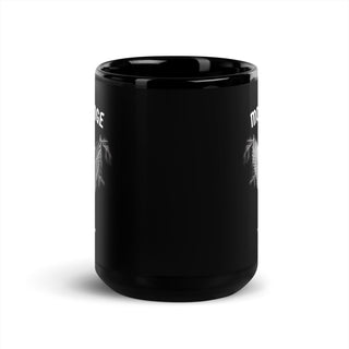 Black Enchantment Ceramic Mug iAngelArt Global Mugs