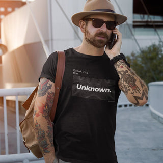 Break into the unknown Unisex Organic T-Shirt iAngelArt Global Shirts & Tops