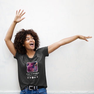 C'est la Musique | It's The Music Women's short sleeve t-shirt iAngelArt Shirts & Tops