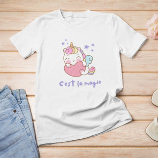 C'est la magie - This is magic Women's short sleeve t-shirt iAngelArt Shirts & Tops