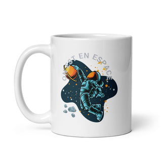 Cosmic White Glossy Mug iAngelArt Mugs