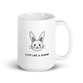 Cute Bunny Bliss Mug iAngelArt Mugs