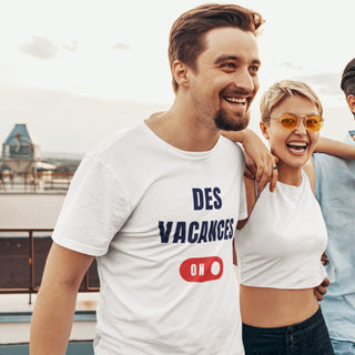Des vacances - Vacation mode is on Organic T-Shirt iAngelArt Shirts & Tops