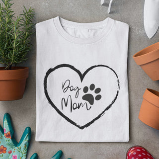 Dog Mom Love Doggie Women's short sleeve t-shirt iAngelArt Shirts & Tops