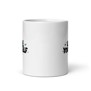 Eco Chic White Glossy Mug iAngelArt Global Mugs