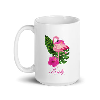 Flamingo Elegance Mug iAngelArt Global Mugs