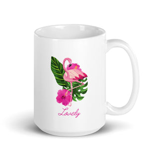 Flamingo Elegance Mug iAngelArt Global Mugs