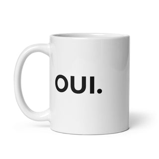 French Flair White Glossy Mug iAngelArt Global Mugs