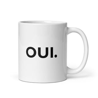 French Flair White Glossy Mug iAngelArt Global Mugs