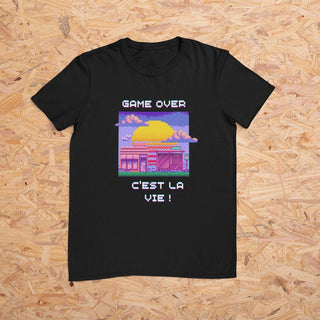Game Over C'est La Vie Women's short sleeve t-shirt iAngelArt Shirts & Tops