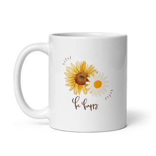 Happy Blossom Ceramic Mug iAngelArt Mugs