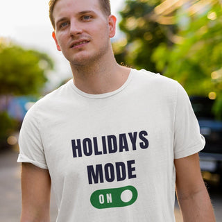 Holiday Mode is On Organic T-Shirt iAngelArt Shirts & Tops