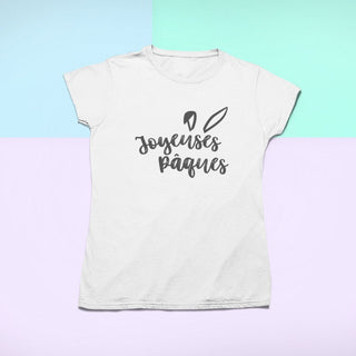 Joyeuses Pâques - Happy easter Women's short sleeve t-shirt iAngelArt Shirts & Tops