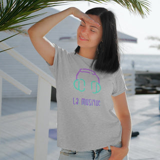 La Musique | The Music Women's short sleeve t-shirt iAngelArt Shirts & Tops