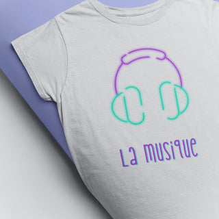 La Musique | The Music Women's short sleeve t-shirt iAngelArt Shirts & Tops