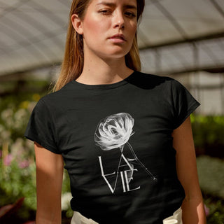 La Vie En Rose | Life in Rose Women's short sleeve t-shirt iAngelArt Shirts & Tops