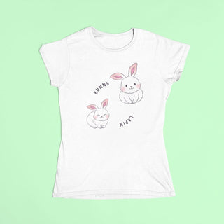 Lapin - Bunny Women's short sleeve t-shirt iAngelArt Shirts & Tops
