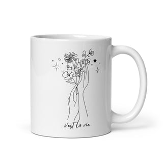 Life Blossom Ceramic Mug iAngelArt Mugs