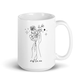 Life Blossom Ceramic Mug iAngelArt Mugs