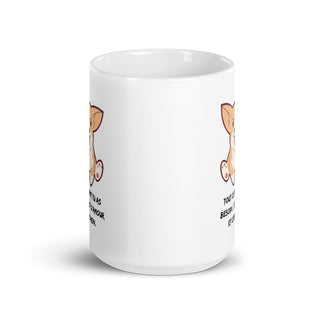 Love & Doggy White Glossy Mug iAngelArt Mugs