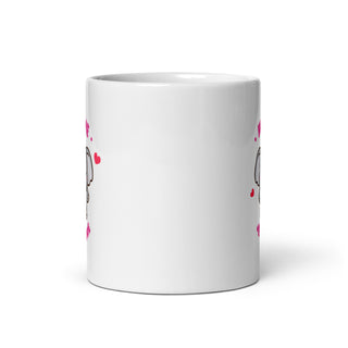 Love Me - Amour | Love White Ceramic Mug iAngelArt Mugs