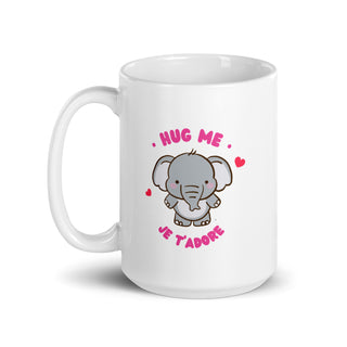 Love Me - Amour | Love White Ceramic Mug iAngelArt Mugs