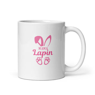 Mama Bunny Delight Mug iAngelArt Global Mugs