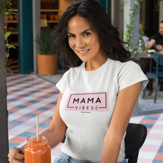 Mama Vibes Women's short sleeve t-shirt iAngelArt Shirts & Tops