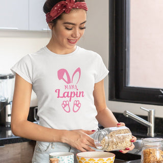 Mama lapin - Mama bunny Women's short sleeve t-shirt iAngelArt Shirts & Tops