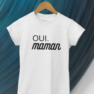 Oui maman Women's short sleeve t-shirt iAngelArt Shirts & Tops